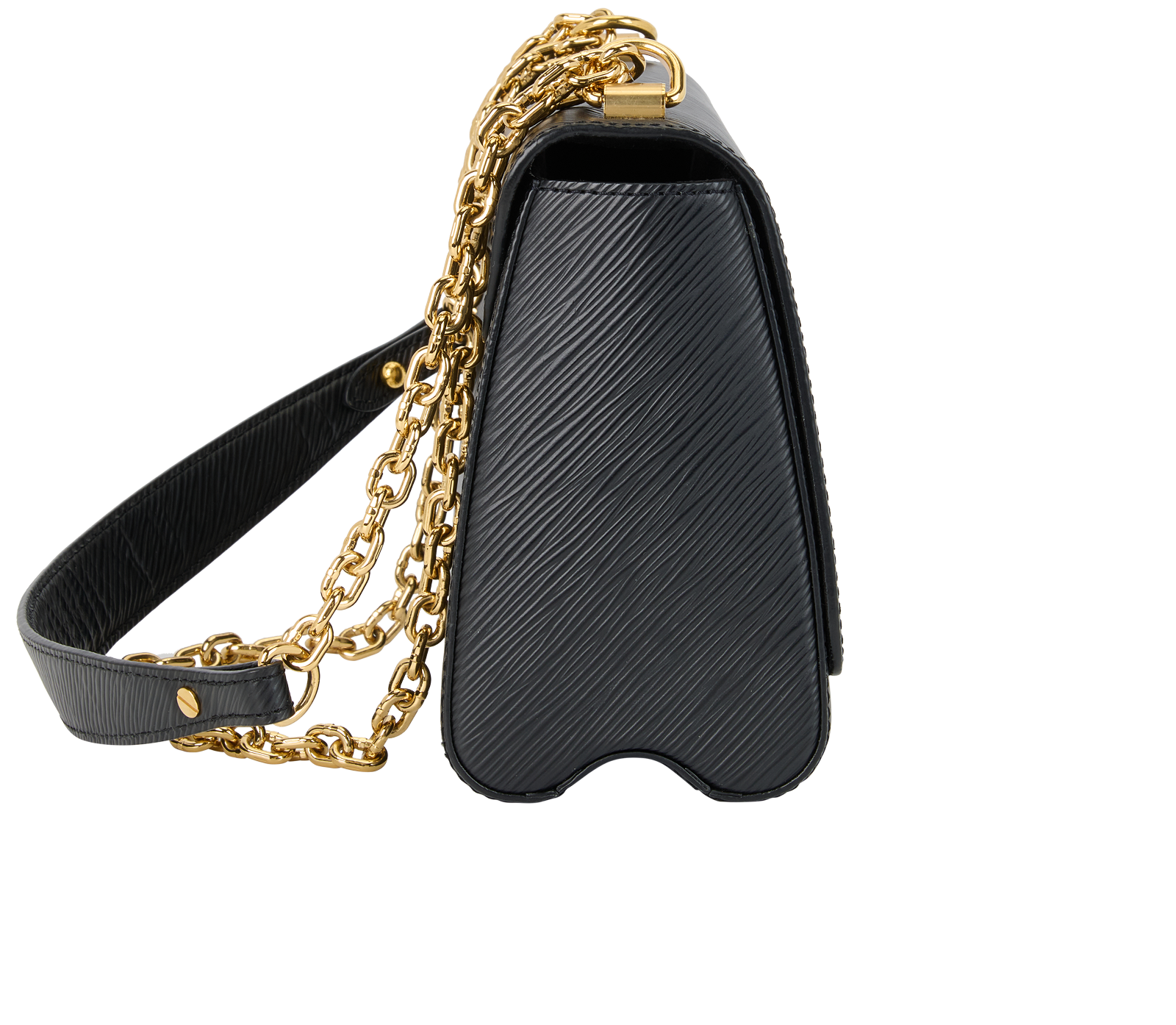 Twist MM, &pound;1,800, Handbags, Black, Leather, Side view